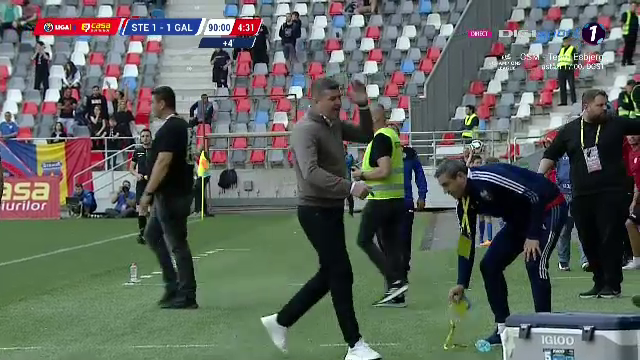 Tensiuni între Dorinel Munteanu și Daniel Oprița! Cum s-a încheiat ”scandalul”, după Steaua - Oțelul 1-1_4