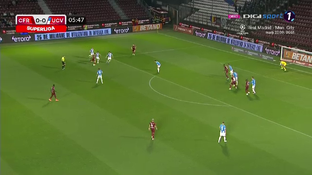 CFR Cluj - Universitatea Craiova 1-1 | Meci încins în Gruia! Dan Petrescu se îndepărtează de Farul Constanța _2