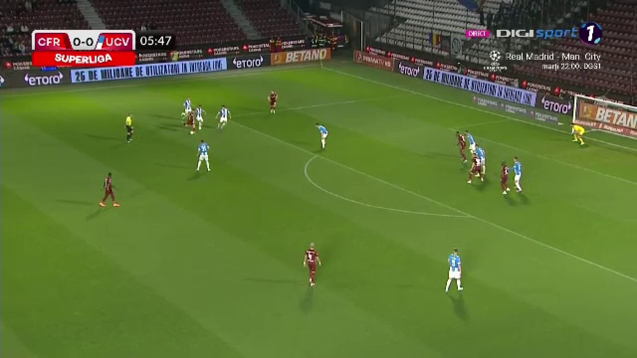 CFR Cluj - Universitatea Craiova 1-1 | Meci încins în Gruia! Dan Petrescu se îndepărtează de Farul Constanța _2