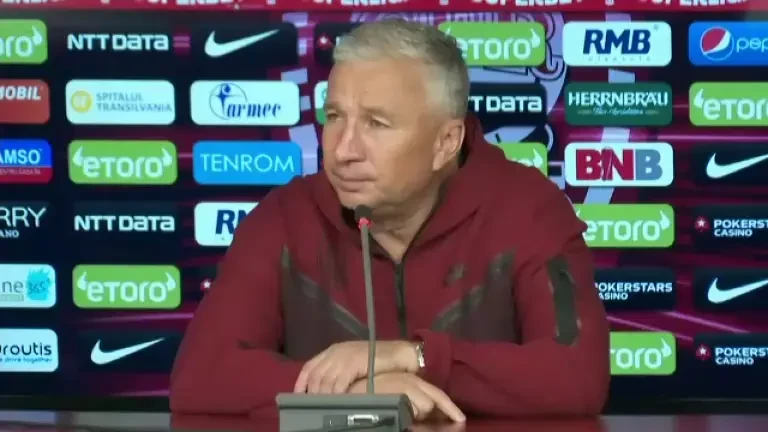 Conferința de presă a lui Dan Petrescu după remiza cu Universitatea Craiova (08.05.2023)