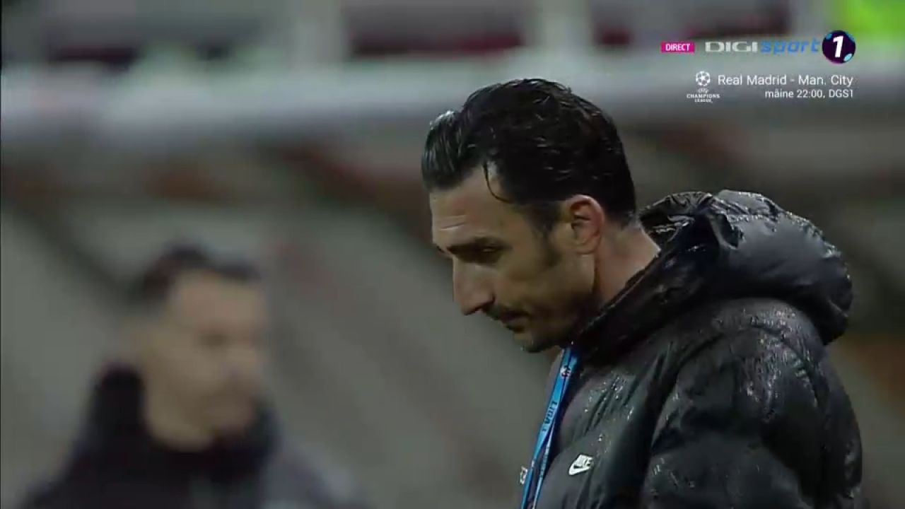 Gestul lui Elias Charalambous după golul marcat de Ovidiu Popescu, cu care FCSB a trecut în avantaj cu Sepsi OSK_1