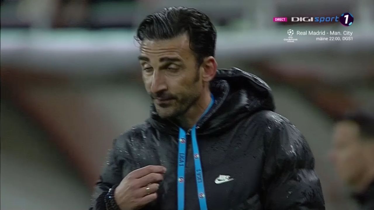 Gestul lui Elias Charalambous după golul marcat de Ovidiu Popescu, cu care FCSB a trecut în avantaj cu Sepsi OSK_6