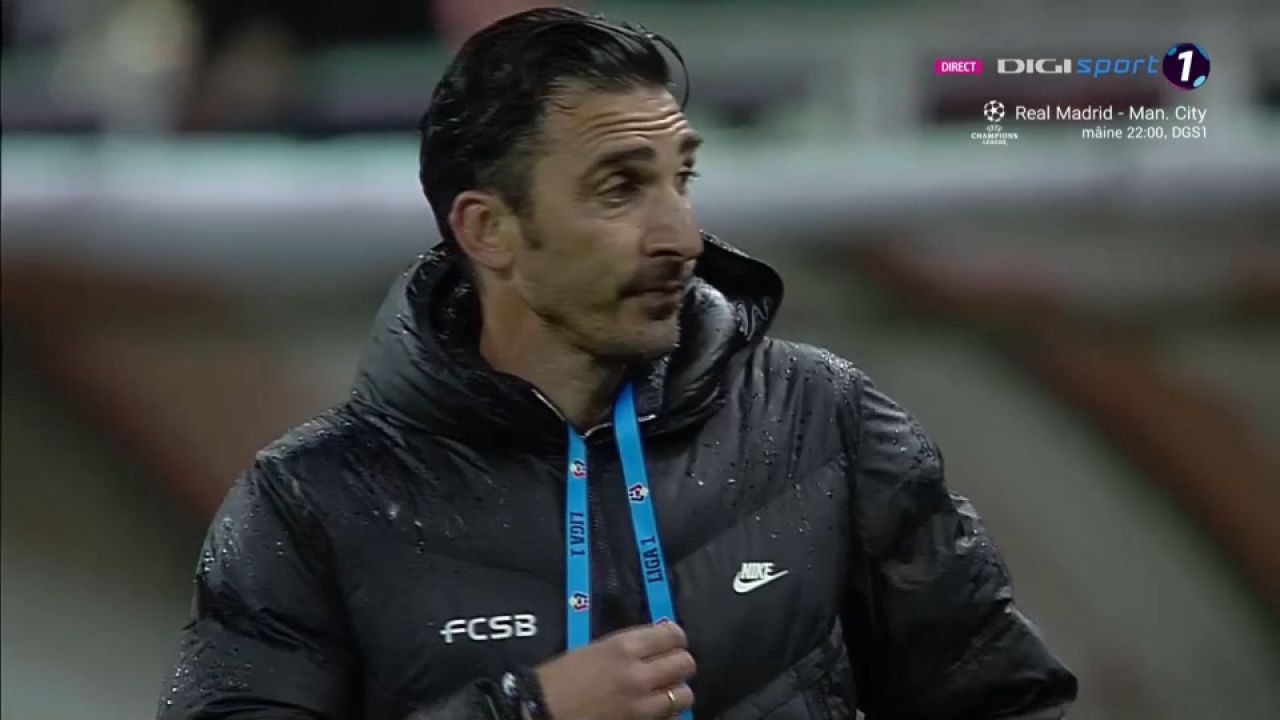 Gestul lui Elias Charalambous după golul marcat de Ovidiu Popescu, cu care FCSB a trecut în avantaj cu Sepsi OSK_7