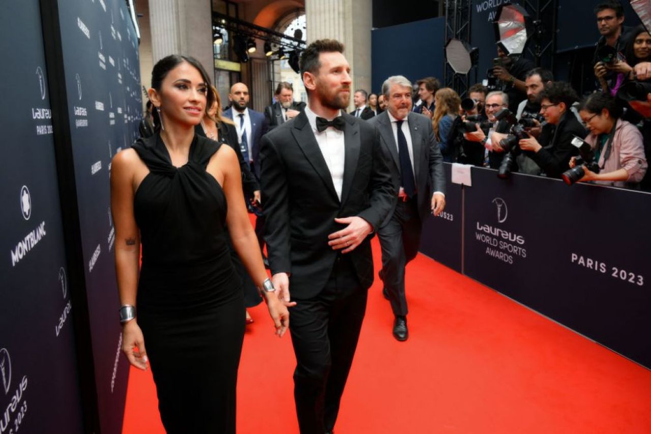 Reacția Georginei Rodriguez când a văzut ținuta purtată de Antonela Roccuzzo la gala Laureus. A stânit mii de reacții_2