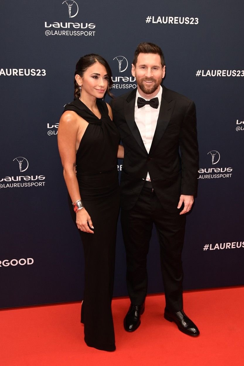 Reacția Georginei Rodriguez când a văzut ținuta purtată de Antonela Roccuzzo la gala Laureus. A stânit mii de reacții_17