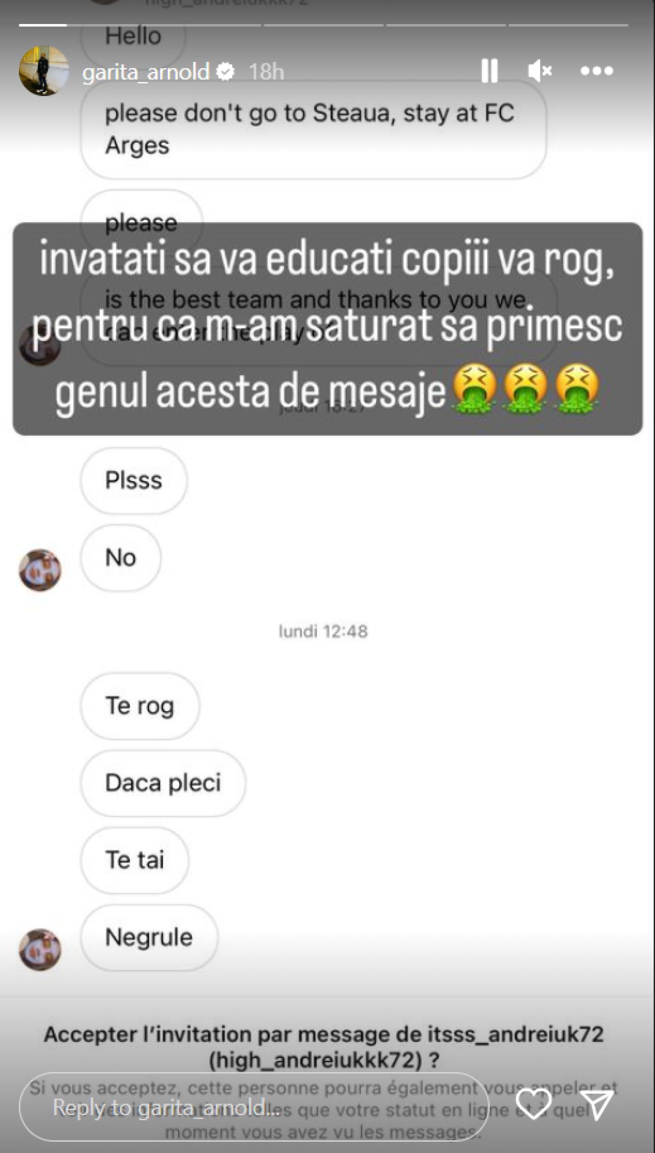 Arnold Garita, din nou victima rasismului din partea fanilor lui FC Argeș: „Nu-l voi lăsa nepedepsit!”_2