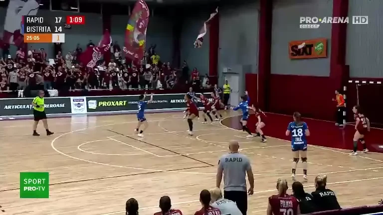 Rapid București - Gloria Bistrița-Năsăud | Oaspeții ratează șansa de a intra la un gol diferență de gazde la pauză