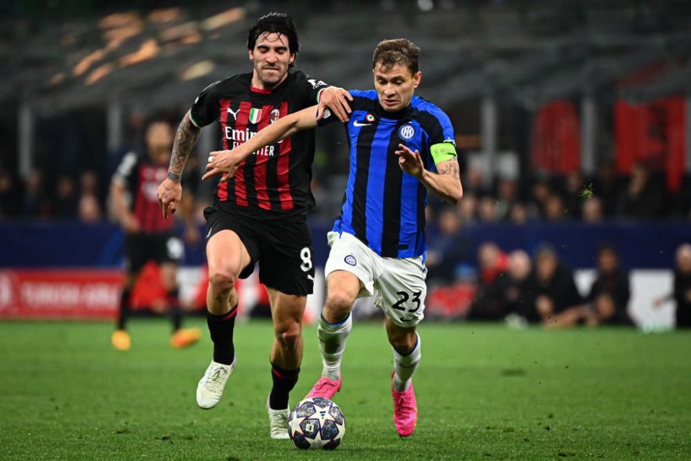 Motivul pentru care Inter a jucat fără sponsori pe tricou cu AC Milan, în semifinala UEFA Champions League _5