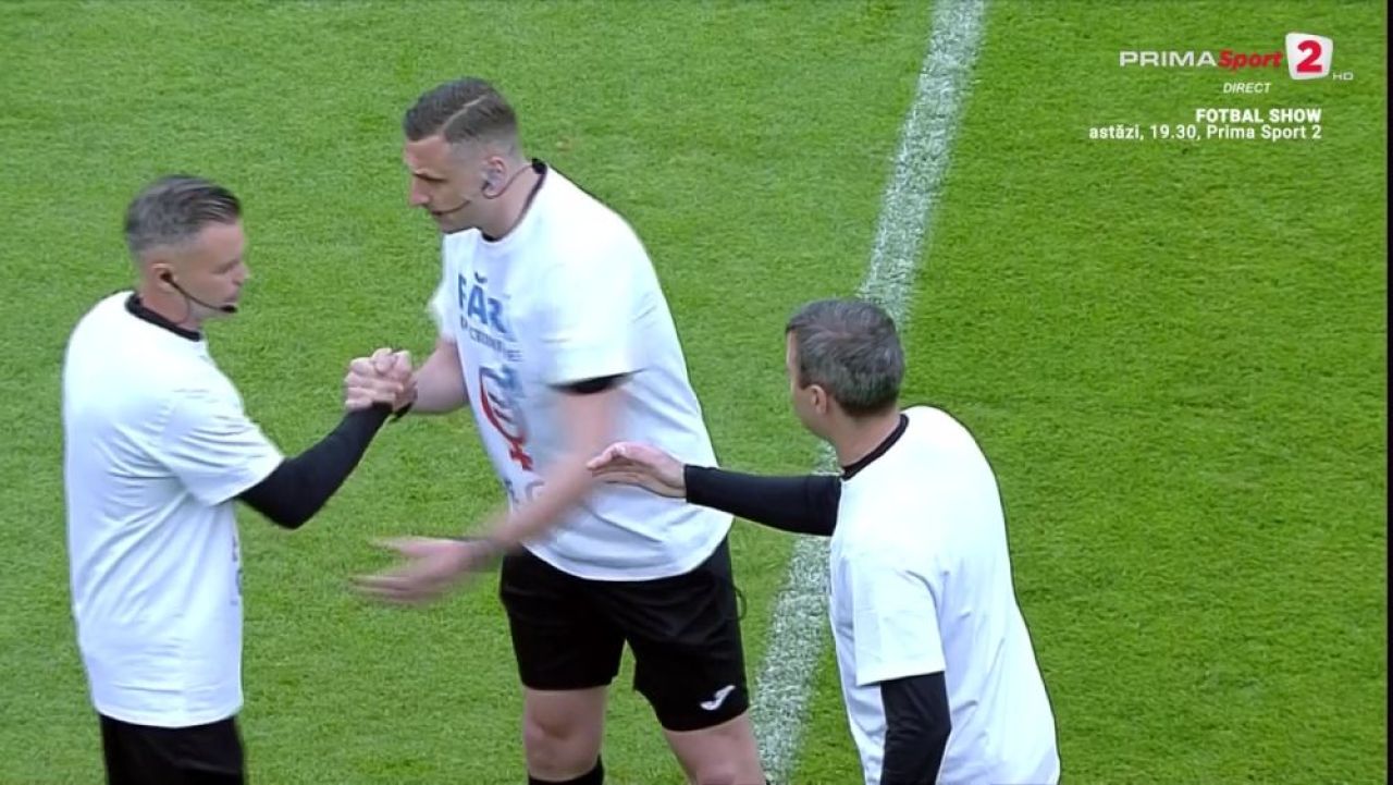 Protest după declarațiile lui Gigi Becali! Cum au apărut arbitrii la meciul de la Voluntari_1