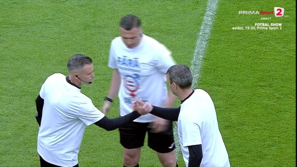 Protest după declarațiile lui Gigi Becali! Cum au apărut arbitrii la meciul de la Voluntari_9