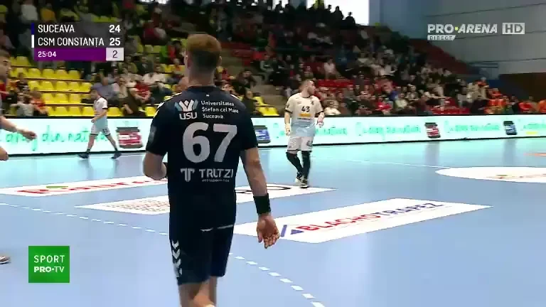 CSU Suceava - CSM Constanta (semifinale Cupa handbal 13 mai 2023) ultimele 5 minute din a doua repriză