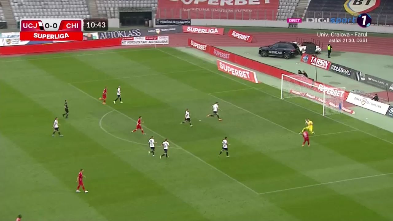 U Cluj - Chindia Târgoviște 2-0! Succes important pentru ardeleni, care rămân în Superliga României_3