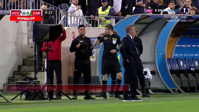 Penalty acordat cu VAR la Universitatea Craiova - Farul! Denis Alibec a ratat incredibil_7