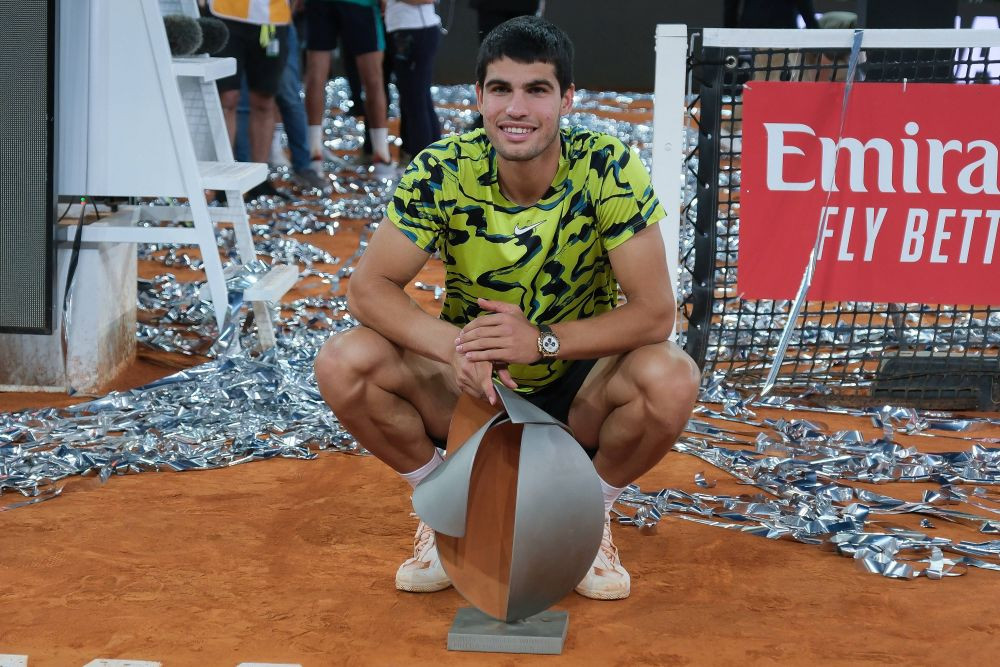 Carlos Alcaraz se cațără din nou pe vârful ATP. Ce se schimbă după ATP Roma_8