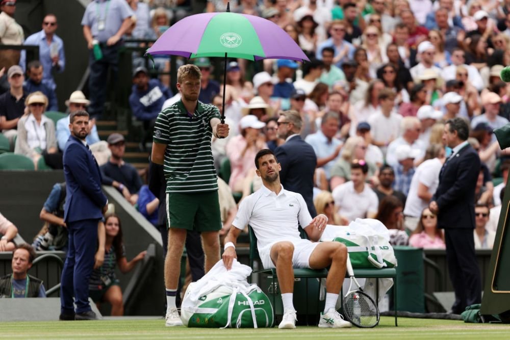 Novak Djokovic a plâns incontrolabil pe teren, la Roma. Ce a spus sârbul, ulterior, despre întâlnirea cu Jose Mourinho_45
