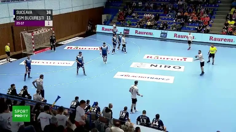 CSU Suceava - CSM București | Finalul primei reprize