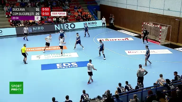 CSU Suceava - CSM București a fost &icirc;n direct pe Pro Arena și VOYO