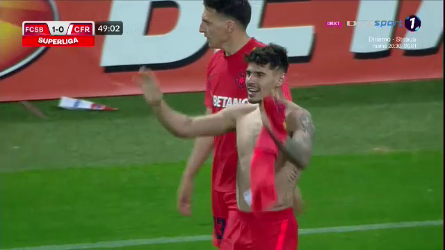 Moartea, taxele și Florinel Coman! Gol spectaculos reușit de ”perla” lui Gigi Becali în FCSB - CFR Cluj_9