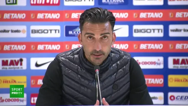 Conferință Elias Charalambous, după FCSB - CFR Cluj 1-0 (14.05.2023)