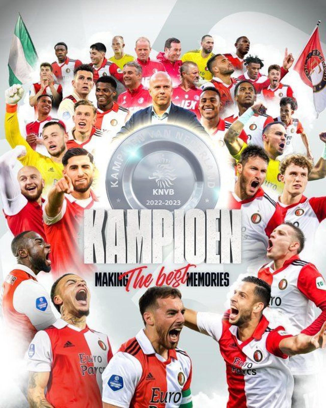 Go Ahead Feyenoord! Feyenoord Rotterdam a devenit campioana Olandei după 3-0 cu Go Ahead Eagles_1