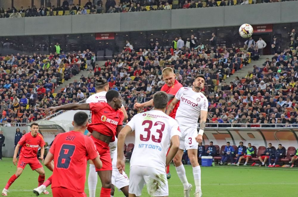 FCSB - CFR Cluj, în fotografii. Încleștare pe gazon, delir în tribune_28