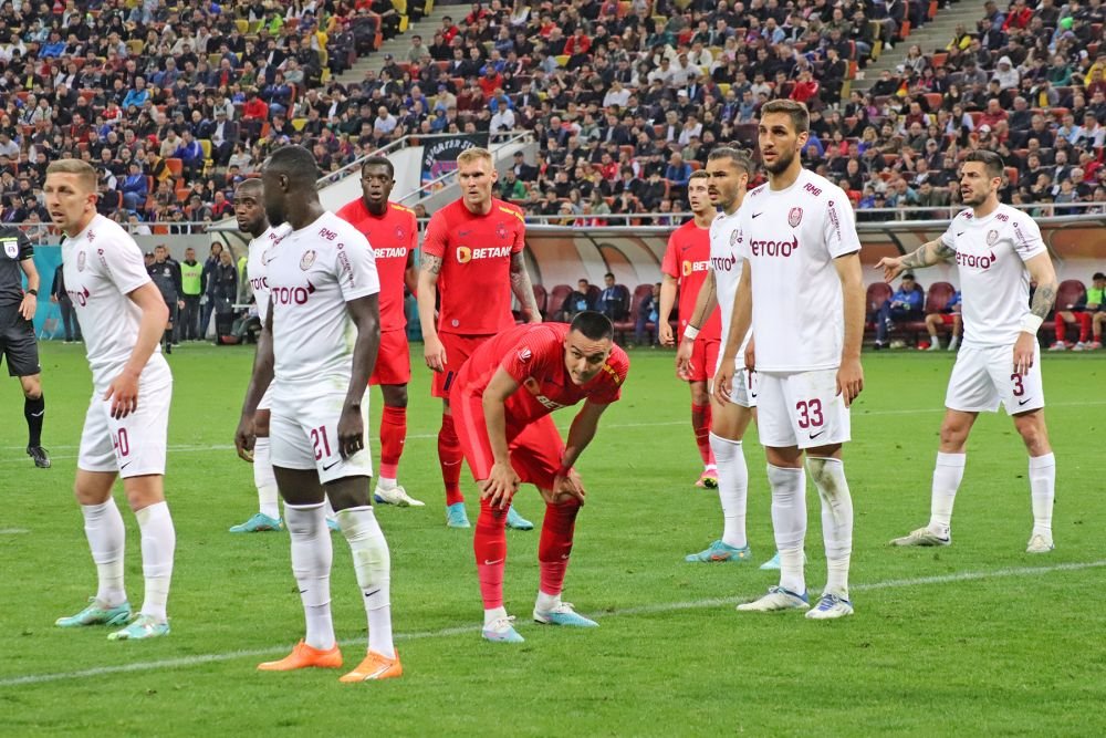 FCSB - CFR Cluj, în fotografii. Încleștare pe gazon, delir în tribune_33