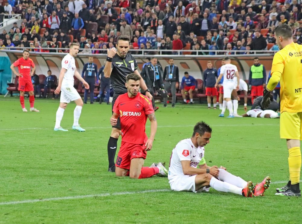 FCSB - CFR Cluj, în fotografii. Încleștare pe gazon, delir în tribune_34