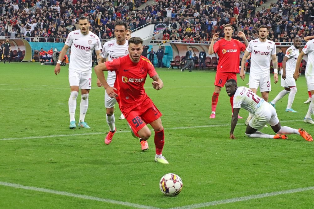 FCSB - CFR Cluj, în fotografii. Încleștare pe gazon, delir în tribune_37