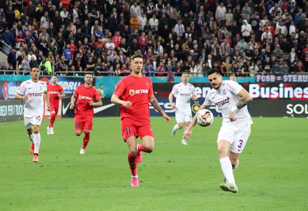 FCSB - CFR Cluj, în fotografii. Încleștare pe gazon, delir în tribune_38