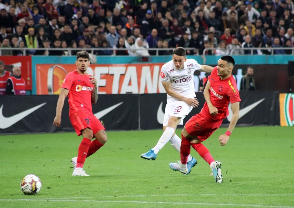 FCSB - CFR Cluj, în fotografii. Încleștare pe gazon, delir în tribune_47