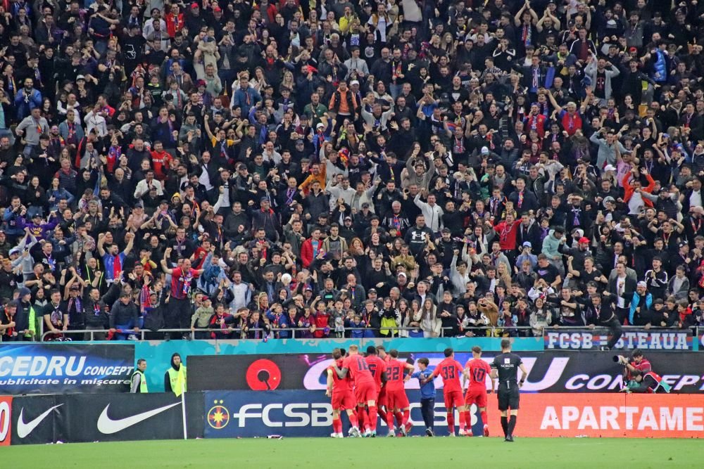 FCSB - CFR Cluj, în fotografii. Încleștare pe gazon, delir în tribune_50