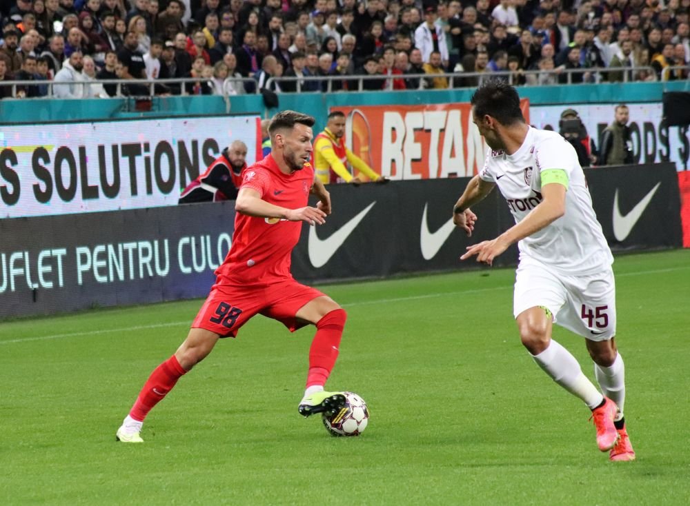 FCSB - CFR Cluj, în fotografii. Încleștare pe gazon, delir în tribune_66