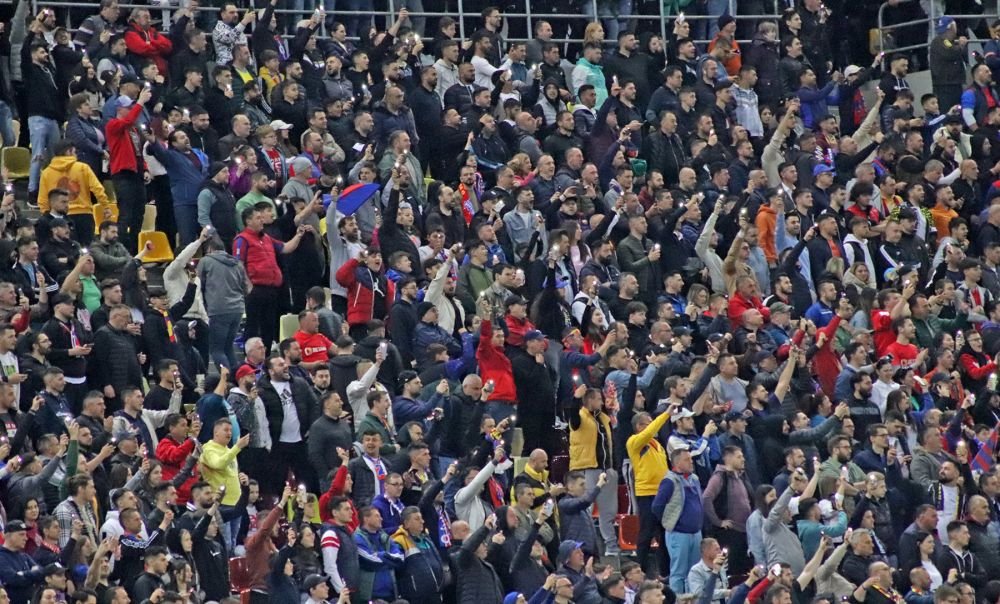 FCSB - CFR Cluj, în fotografii. Încleștare pe gazon, delir în tribune_70