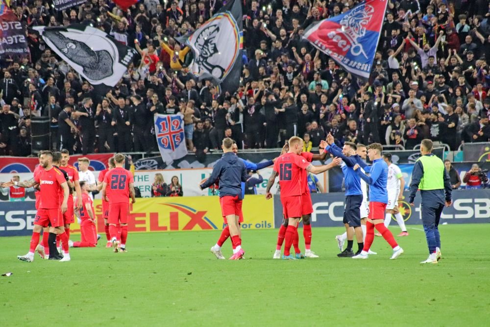 FCSB - CFR Cluj, în fotografii. Încleștare pe gazon, delir în tribune_80