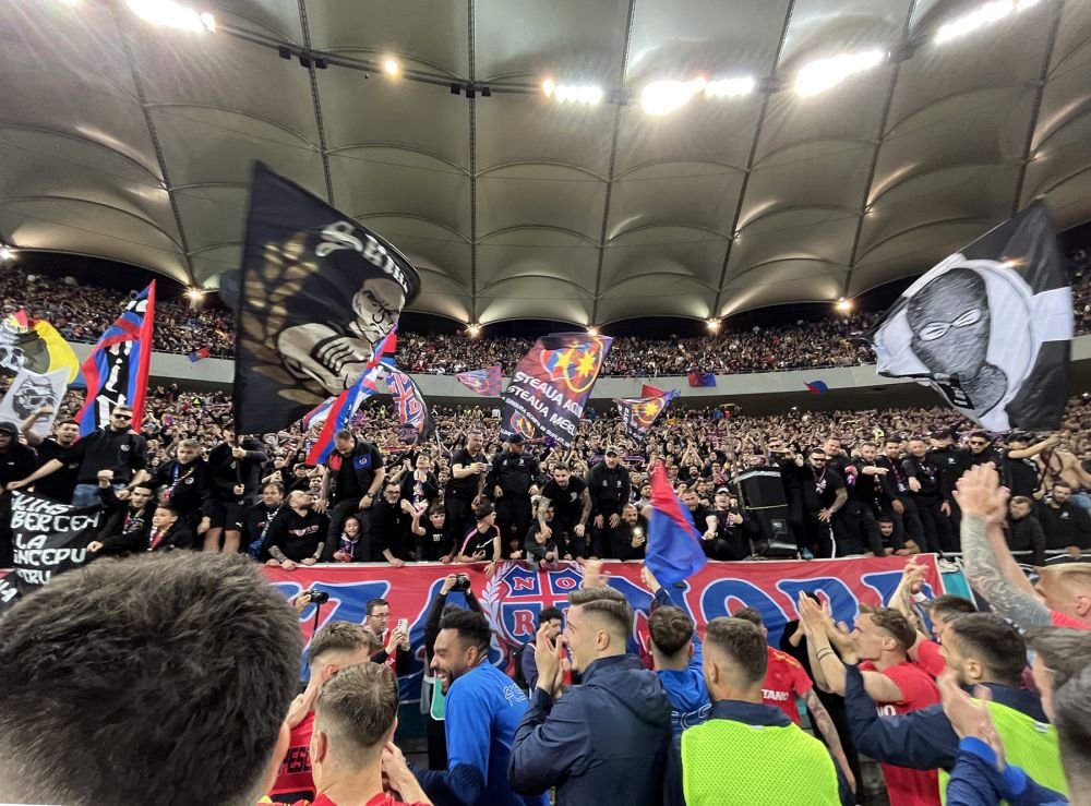 FCSB - CFR Cluj, în fotografii. Încleștare pe gazon, delir în tribune_86