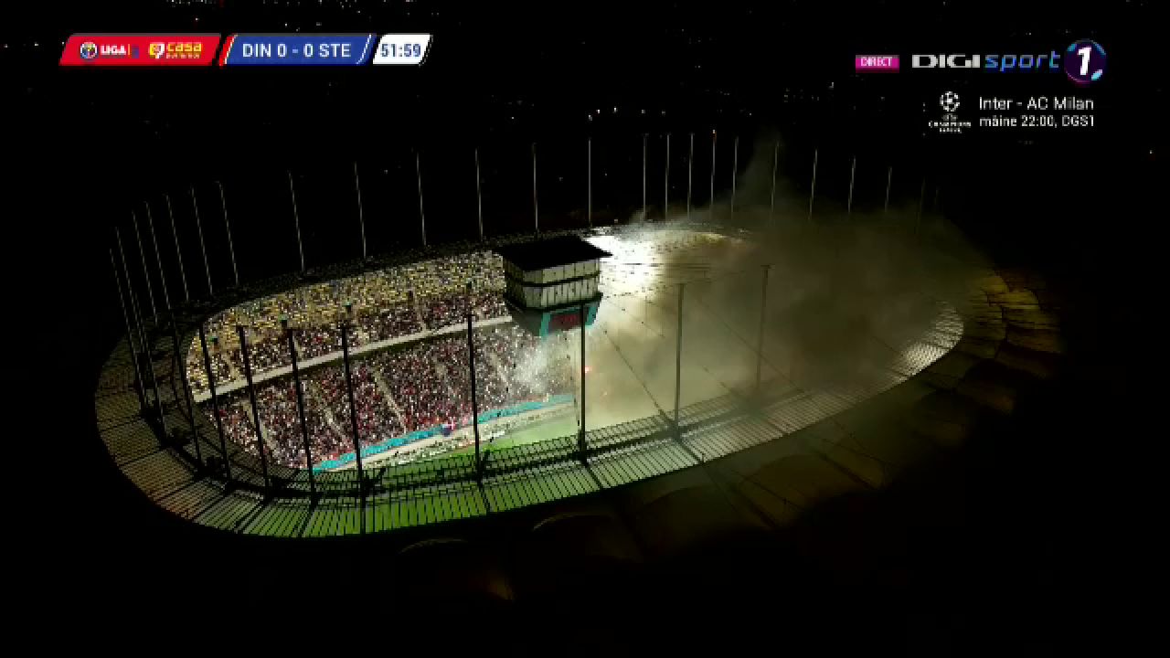 Arena Națională a fost în flăcări! Au zburat sute de torțe la Dinamo - CSA Steaua! Meciul a fost oprit _12