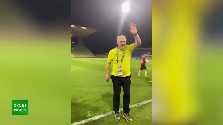 Marius Șumudică a dansat după victoriei lui Al-Raed cu Damac (15.03.2023)