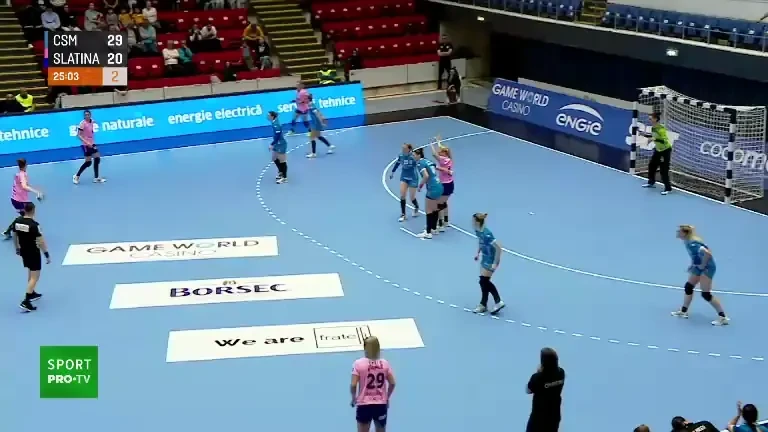 Final de vis în CSM București - CSM Slatina (Pro Arena & VOYO)