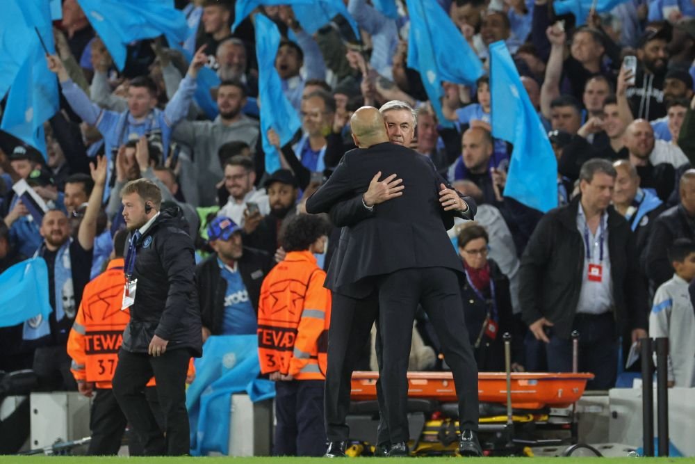 Gestul lui Ancelotti după 0-4 cu Manchester City: 