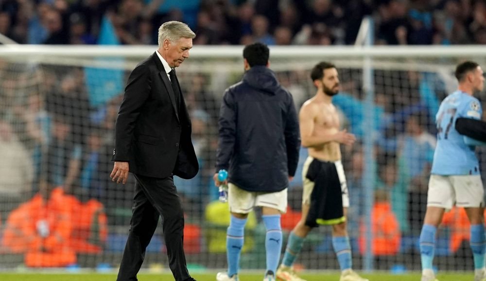 Gestul lui Ancelotti după 0-4 cu Manchester City: 