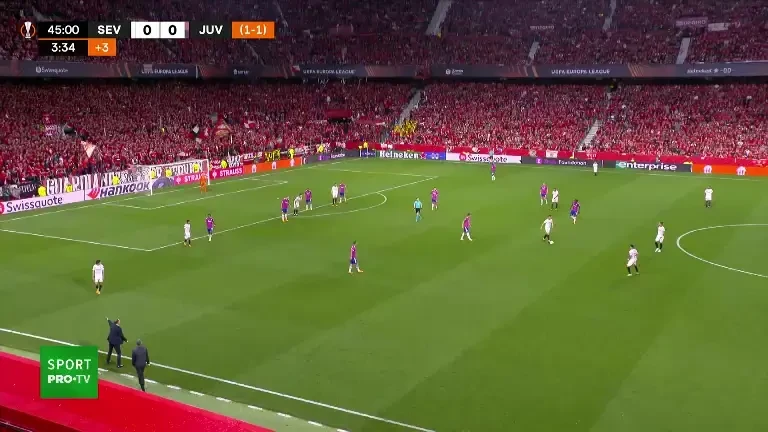 Sevilla - Juventus: analiză VAR la finalul primei reprize