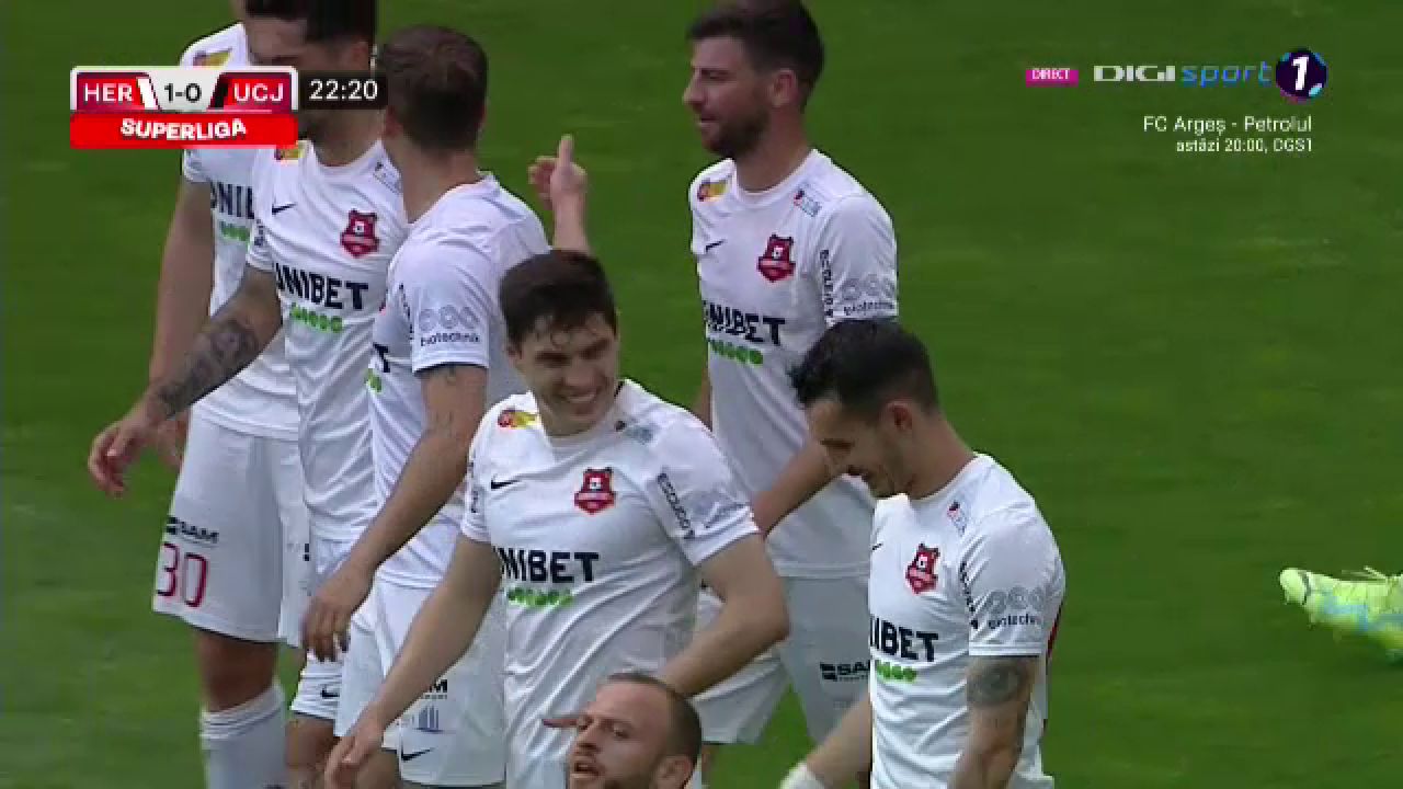 De unde a venit asta? Raul Opruț a marcat un supergol în FC Hermannstadt - 'U' Cluj_19