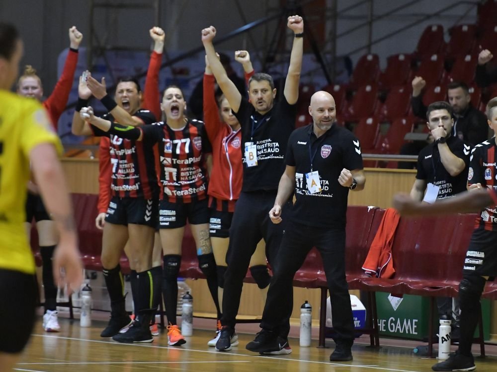 Gloria Bistrița - CSM T&acirc;rgu Jiu 27-29. Surpriză imensă &icirc;n semifinalele Cupei Rom&acirc;niei