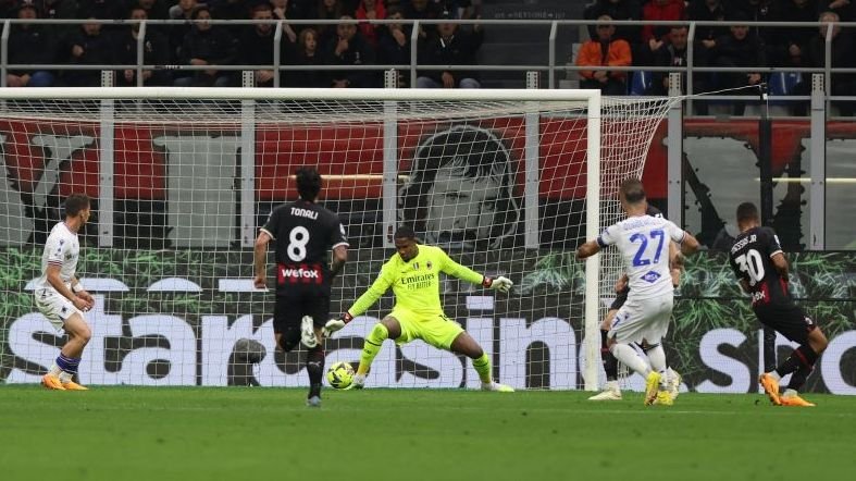 Fabio Quagliarella, o minunăție de fotbalist! La 40 de ani, atacantul a marcat în Serie A în poarta lui AC Milan_6