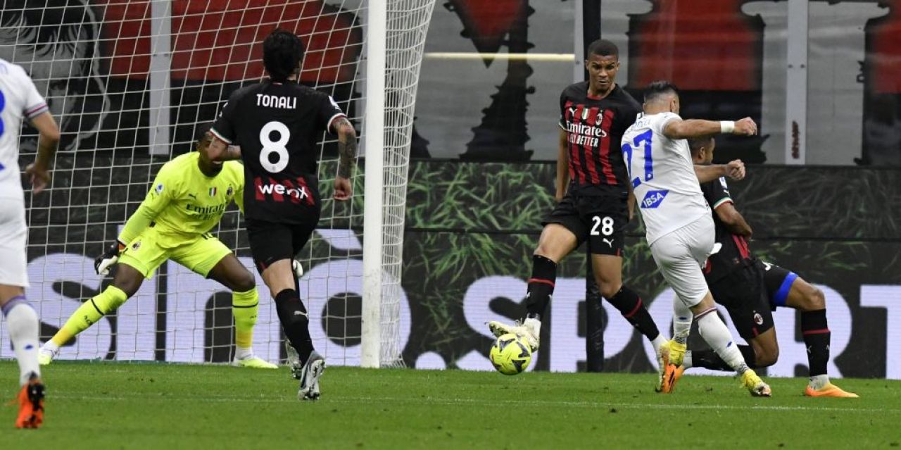 Fabio Quagliarella, o minunăție de fotbalist! La 40 de ani, atacantul a marcat în Serie A în poarta lui AC Milan_4