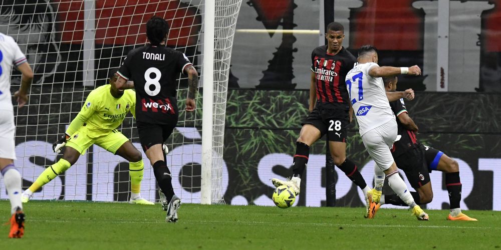 Fabio Quagliarella, o minunăție de fotbalist! La 40 de ani, atacantul a marcat în Serie A în poarta lui AC Milan_4