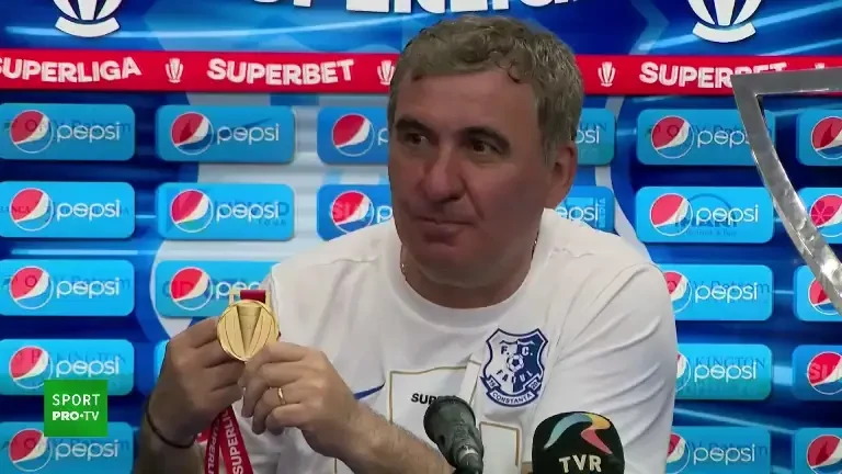 Gheorghe Hagi, declarații după ce Farul a devenit campioană (21 mai 2023)