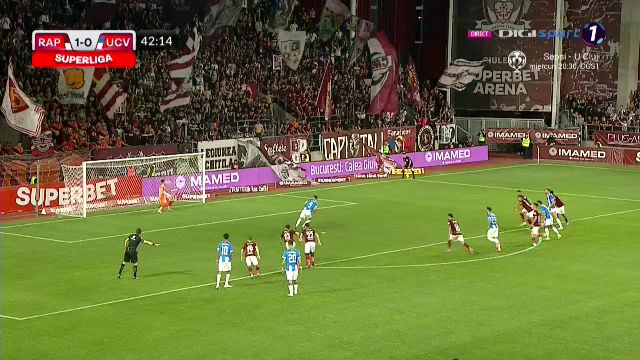 Rapid - Universitatea Craiova 2-3 | Îi bătură-n zece! Oltenii, victorioși la ultimul meci în Giulești al echipei lui Mutu! Cum arată clasamentul _8