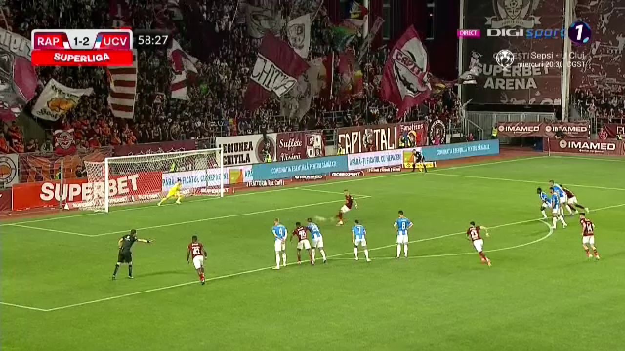 Rapid - Universitatea Craiova 2-3 | Îi bătură-n zece! Oltenii, victorioși la ultimul meci în Giulești al echipei lui Mutu! Cum arată clasamentul _11