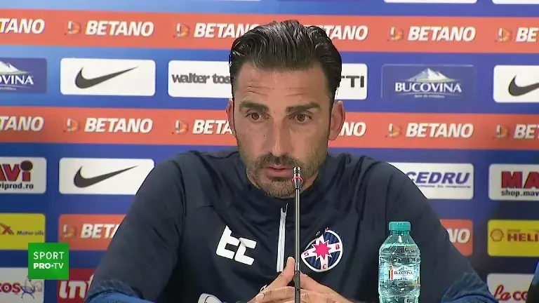 Declarațiile lui Elias Charalambous &icirc;nainte de FCSB - Rapid (26/05/2023)